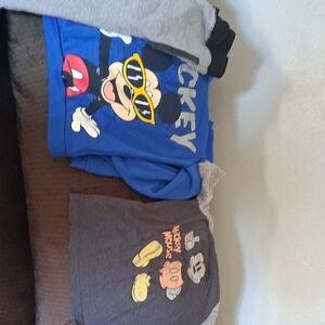 Mickey Mouse Kids Hoodie - Blue and Gray